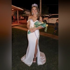 Beautiful White Formal Dress